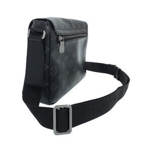 Louis Vuitton Black District Bag Shoulder Monogram Eclipse